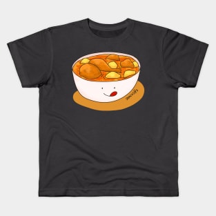 A bowl of chicken curry Kids T-Shirt